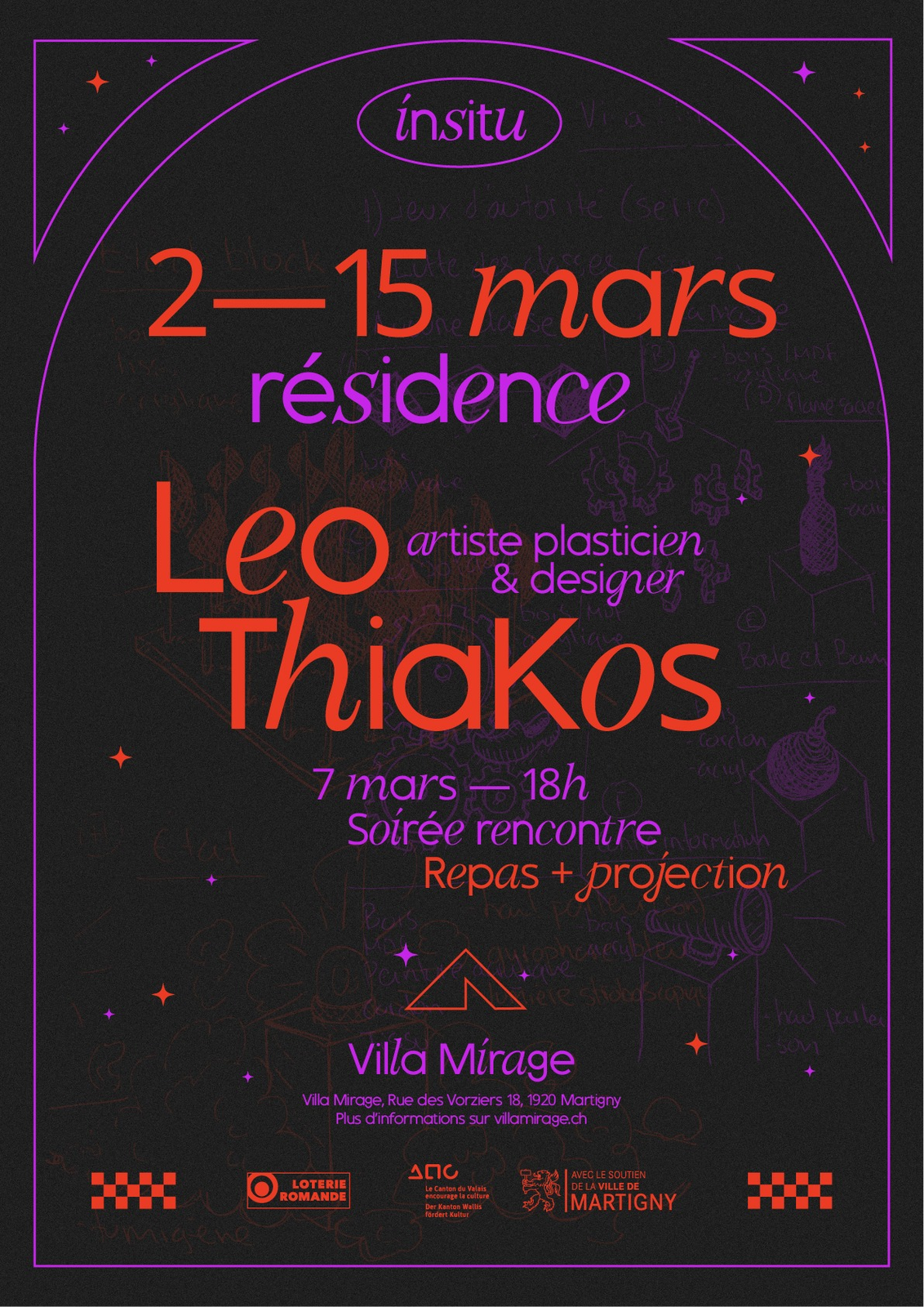 Résidence InSitu avec Léo Thiakos